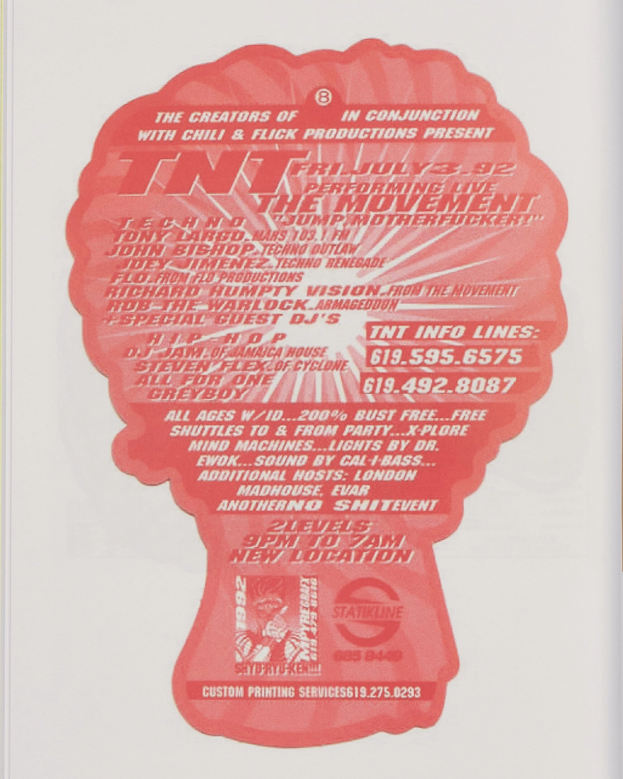 L.A. Rave Flyers 1991-1994 Zine