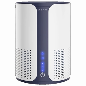 Miko c102 Home Air Purifier with Multiple Speeds Timer True HEPA Filter, Grey