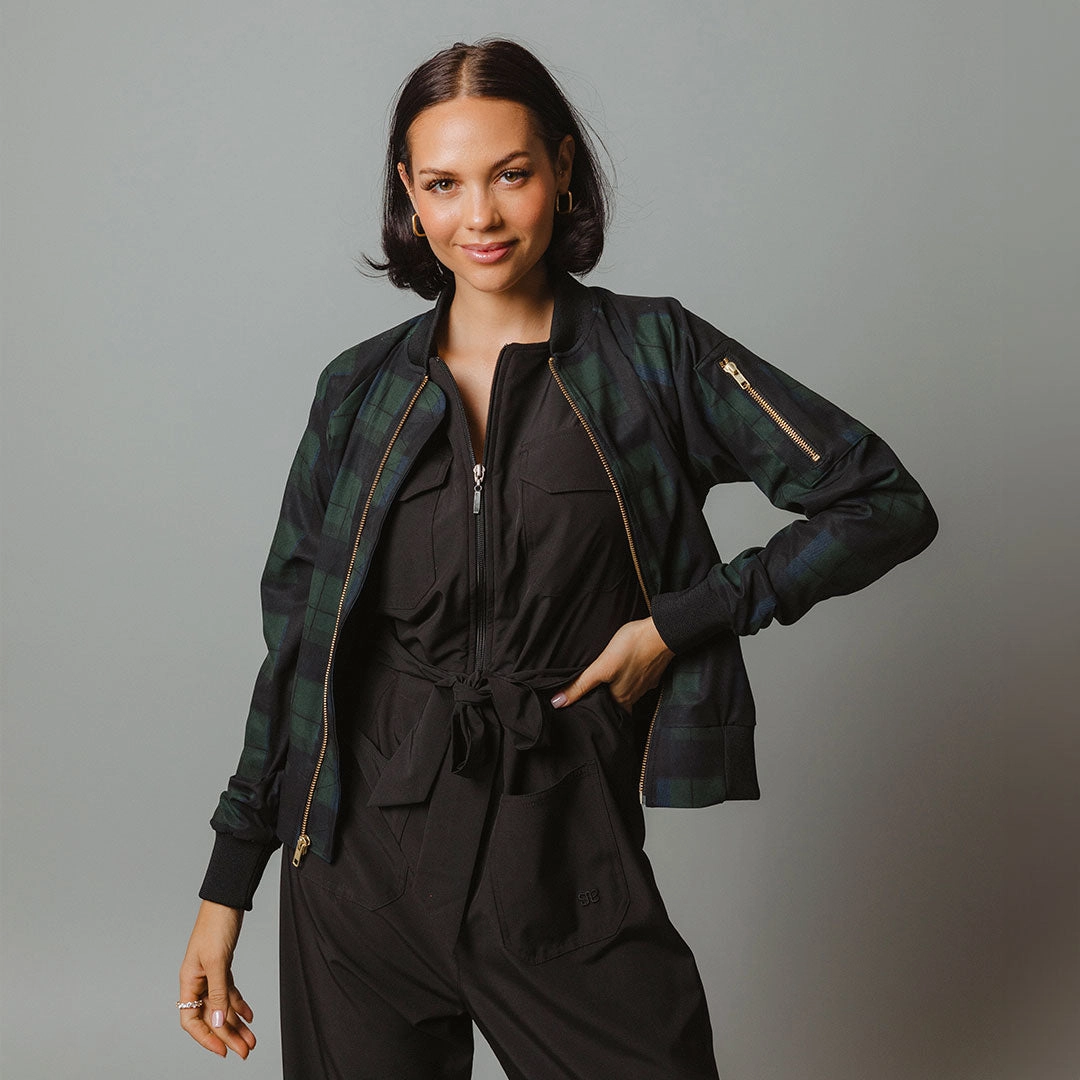 Mistletoe Bomber Jacket