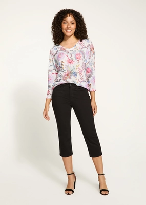 Olivia Capri Denim, Black