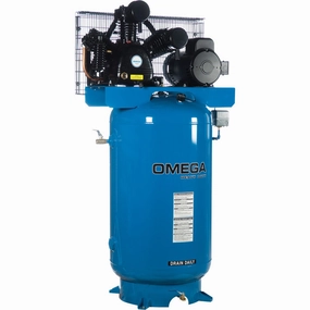 Omega TK-5080V-01M - 5HP 230V/1PH, 80 GAL. VERTICAL W/STARTER