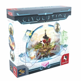 Pegasus Spiele PES57822 Civolution Board Game - Epic Strategy Game with Unique Dice Mechanic