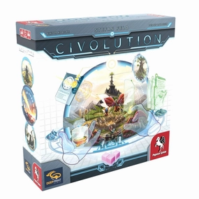 Pegasus Spiele PES57822 Civolution Board Game - Epic Strategy Game with Unique Dice Mechanic