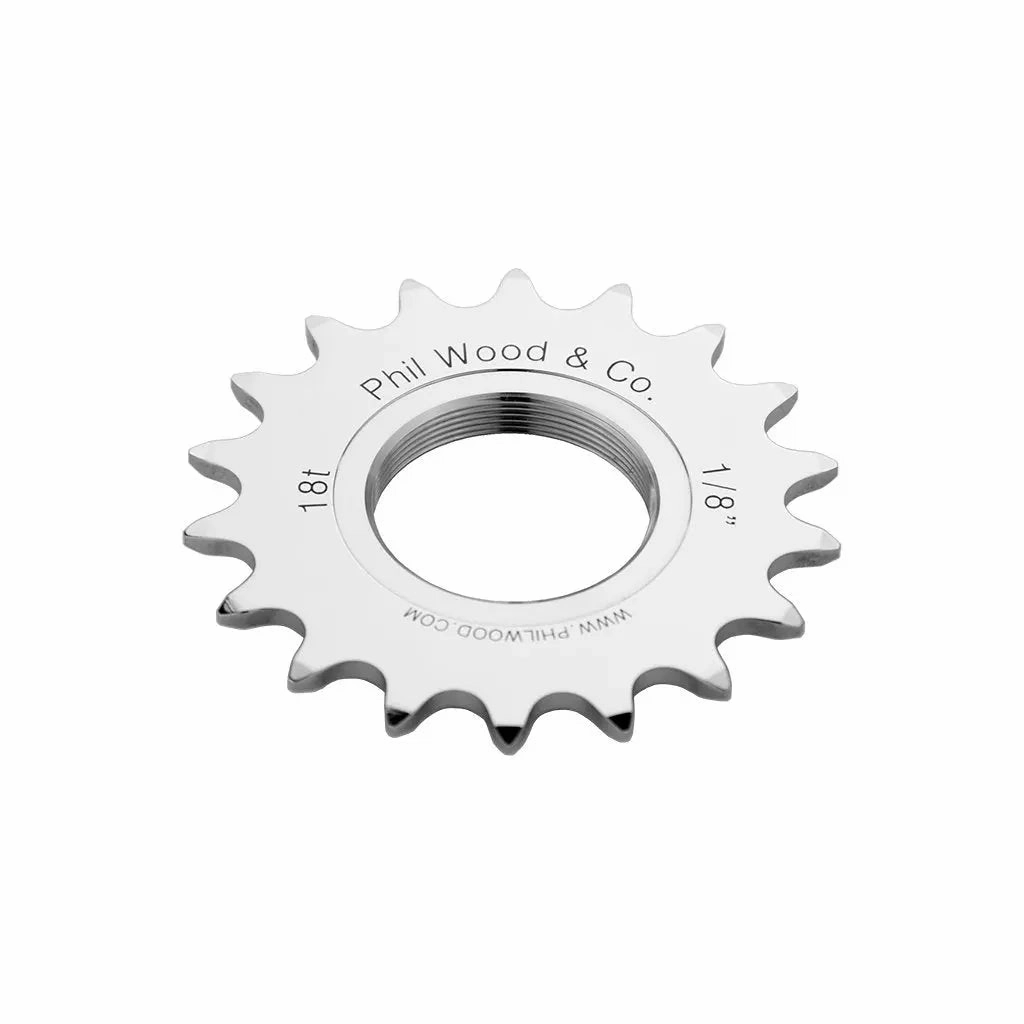 Phil Wood Stainless Steel Fixed Cog, 3/32", Polished