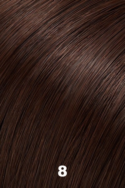 Sale - Jon Renau Toppers - EasiCrown HD 12 (#380) - Color: 8 (Cocoa)