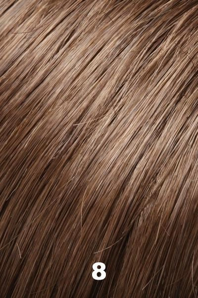Sale - XBC - EasiHair - EasiPieces 8'' L x 9" W (#782) - Human Hair - Color: 8 (Cocoa)