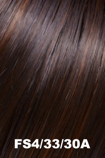 Sale - XBC - Jon Renau Toppers - EasiCrown HD 12 (#380) - Color: FS4/33/30A (Midnight Cocoa)