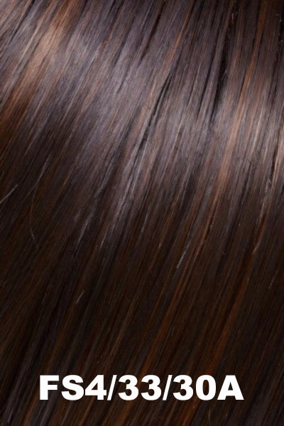 Sale - XBC - Jon Renau Toppers - EasiCrown HD 12 (#380) - Color: FS4/33/30A (Midnight Cocoa)