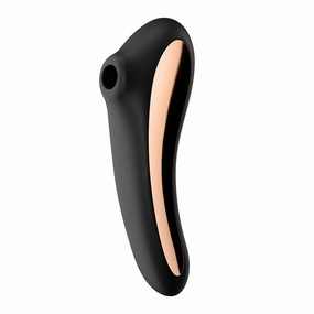 Satisfyer - Dual Kiss Insertable Air Pulse Vibrator Clitoral Air Stimulator