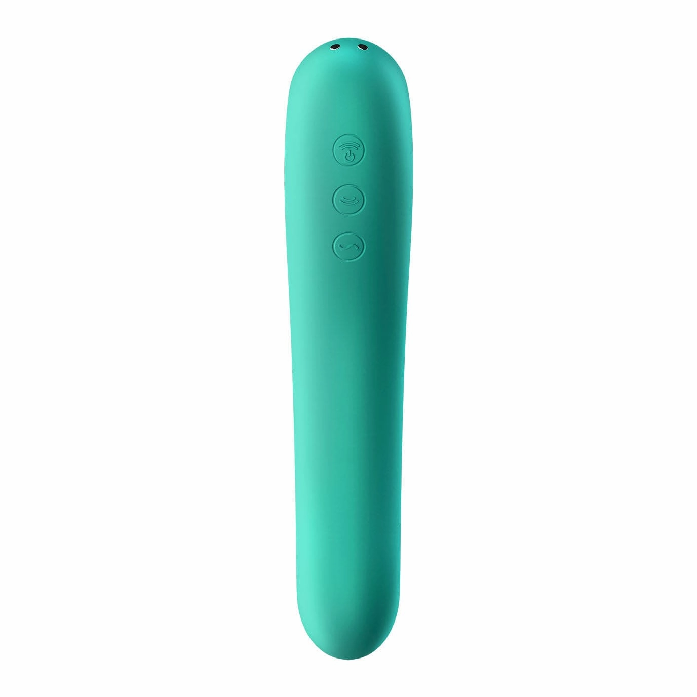 Satisfyer - Dual Kiss Insertable Air Pulse Vibrator Clitoral Air Stimulator