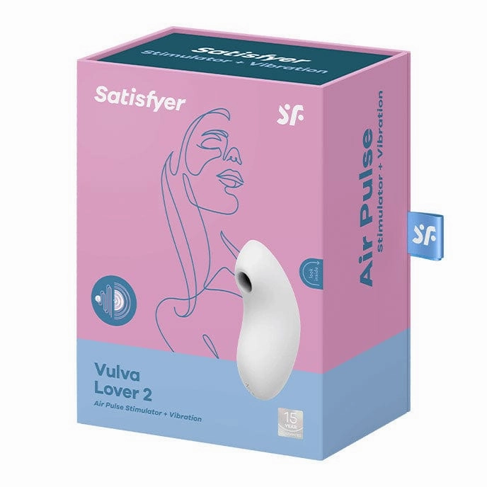 Satisfyer - Vulva Lover 2 Air Pulse Vibration Clitoral Stimulator