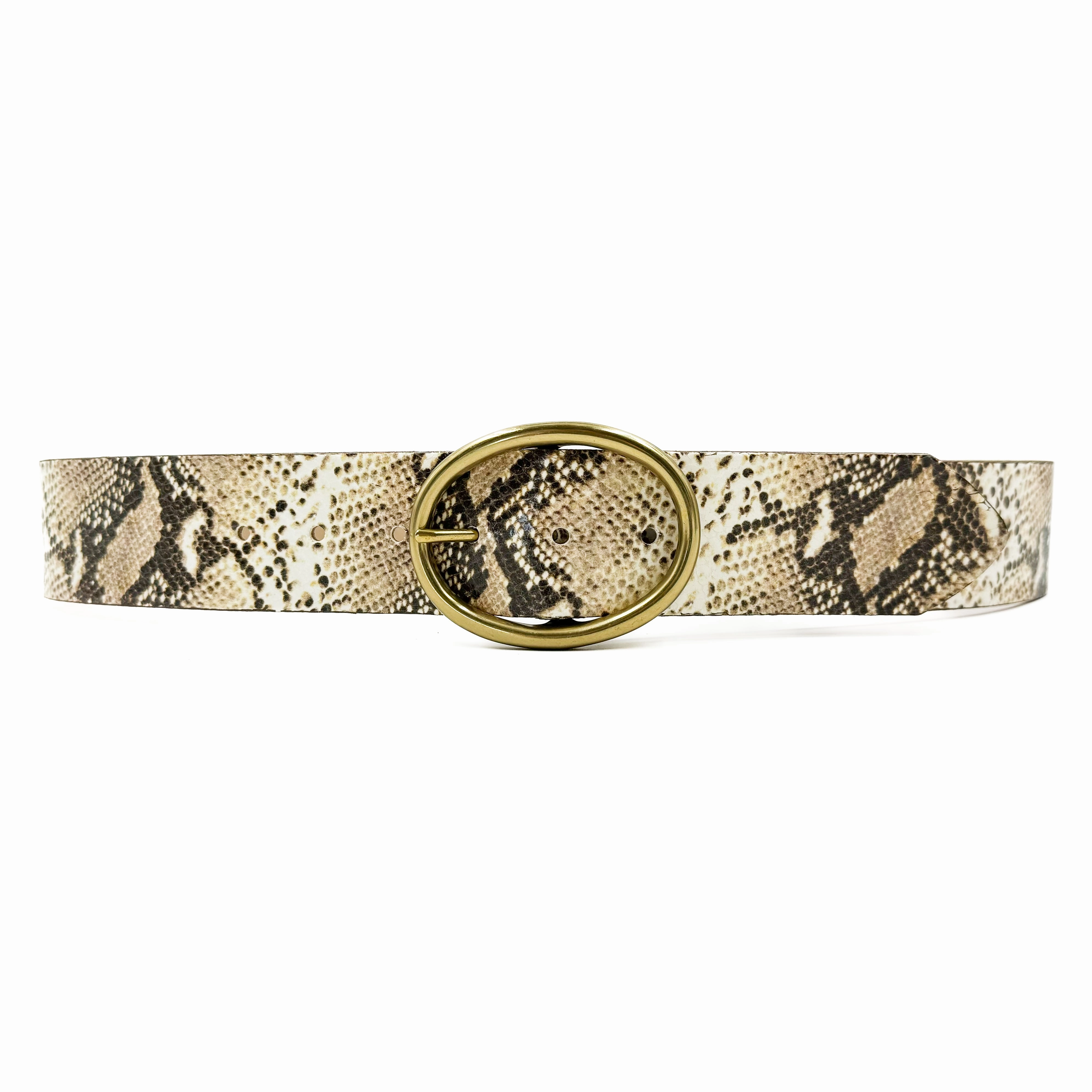 Sawyer Snake Print Belt