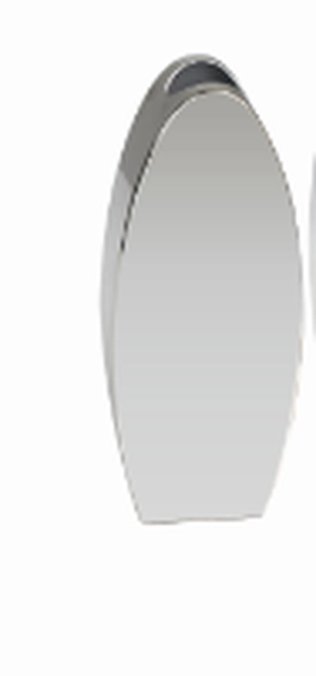SILVER STAINLESS STEEL VASE WITH A SLEEK MIRROR FINISH