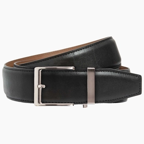 Smooth Black Dress Ratchet Belt 1.575 Strap [40mm]
