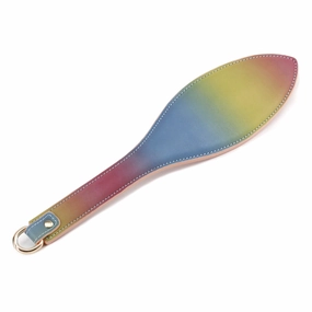 Spectra Bondage Rainbow Faux Leather Spanking Paddle