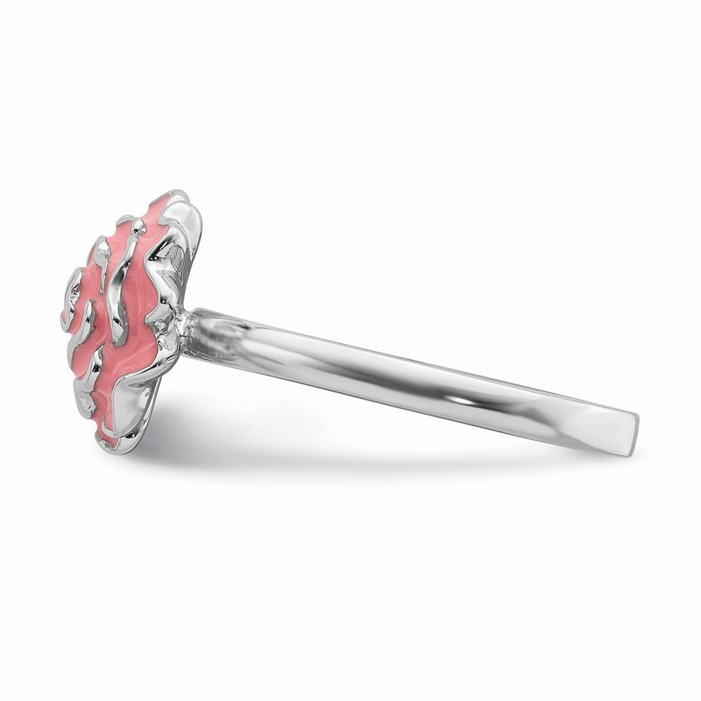 Sterling Silver Stackable Expressions Carnation Ring | QSK927