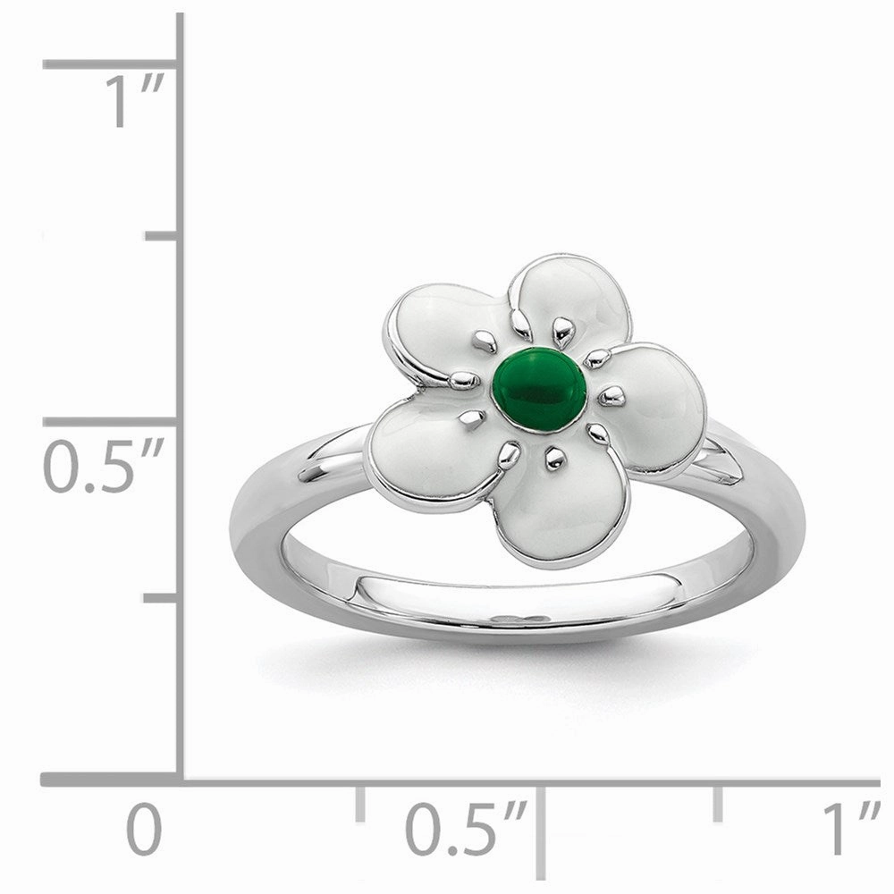 Sterling Silver Stackable Expressions Hawthorn Ring | QSK931