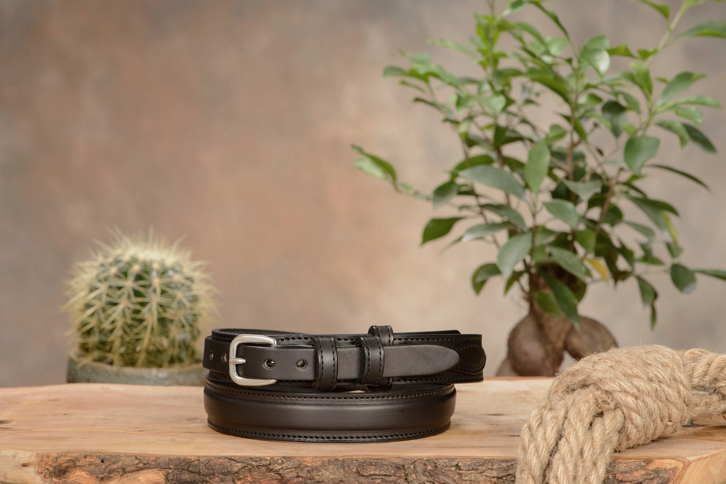 The Walker: Black Stitched Ranger 1.25"