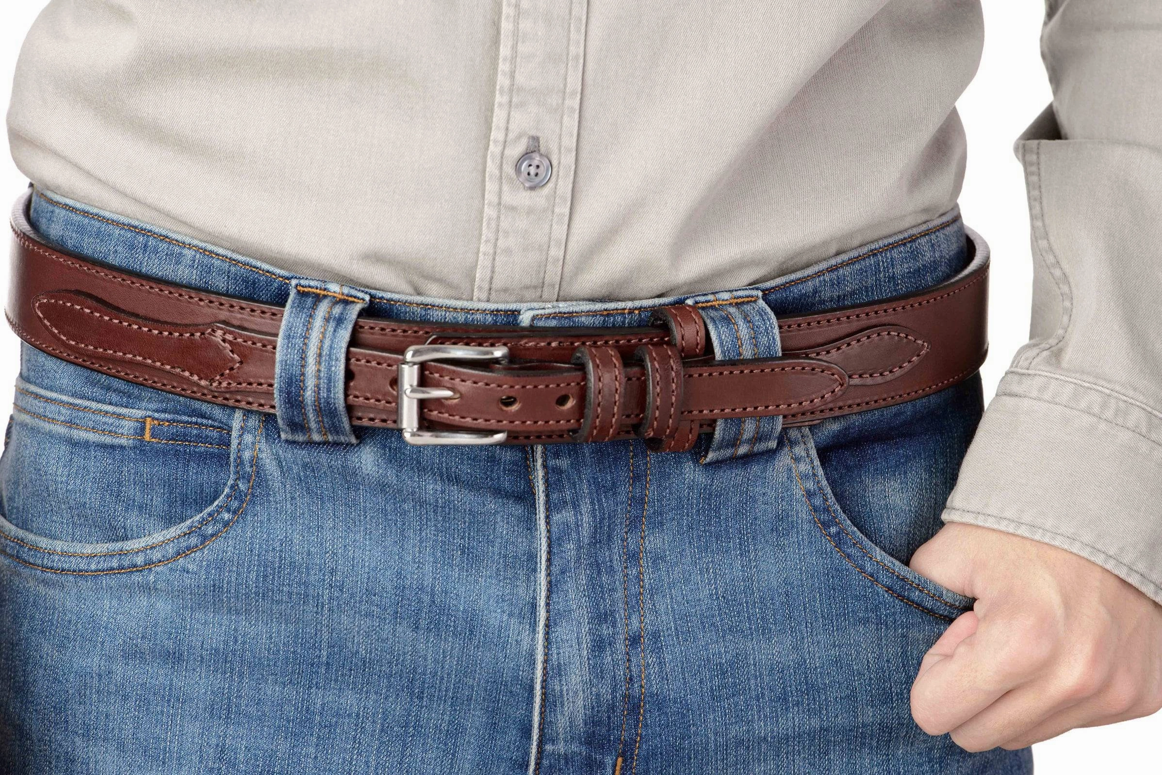 The Winchester: Brown Stitched Ranger 1.50"