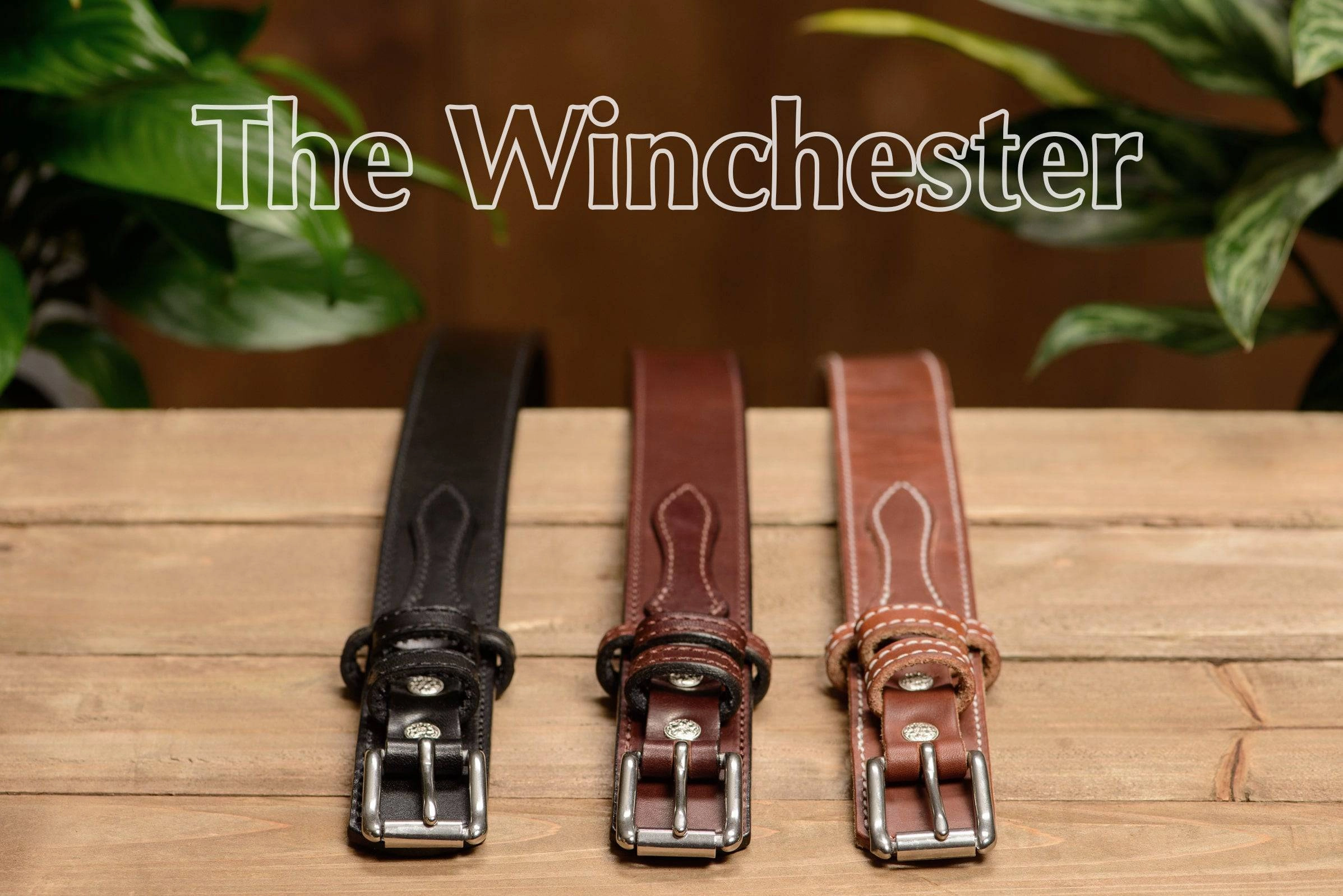 The Winchester: Brown Stitched Ranger 1.50"