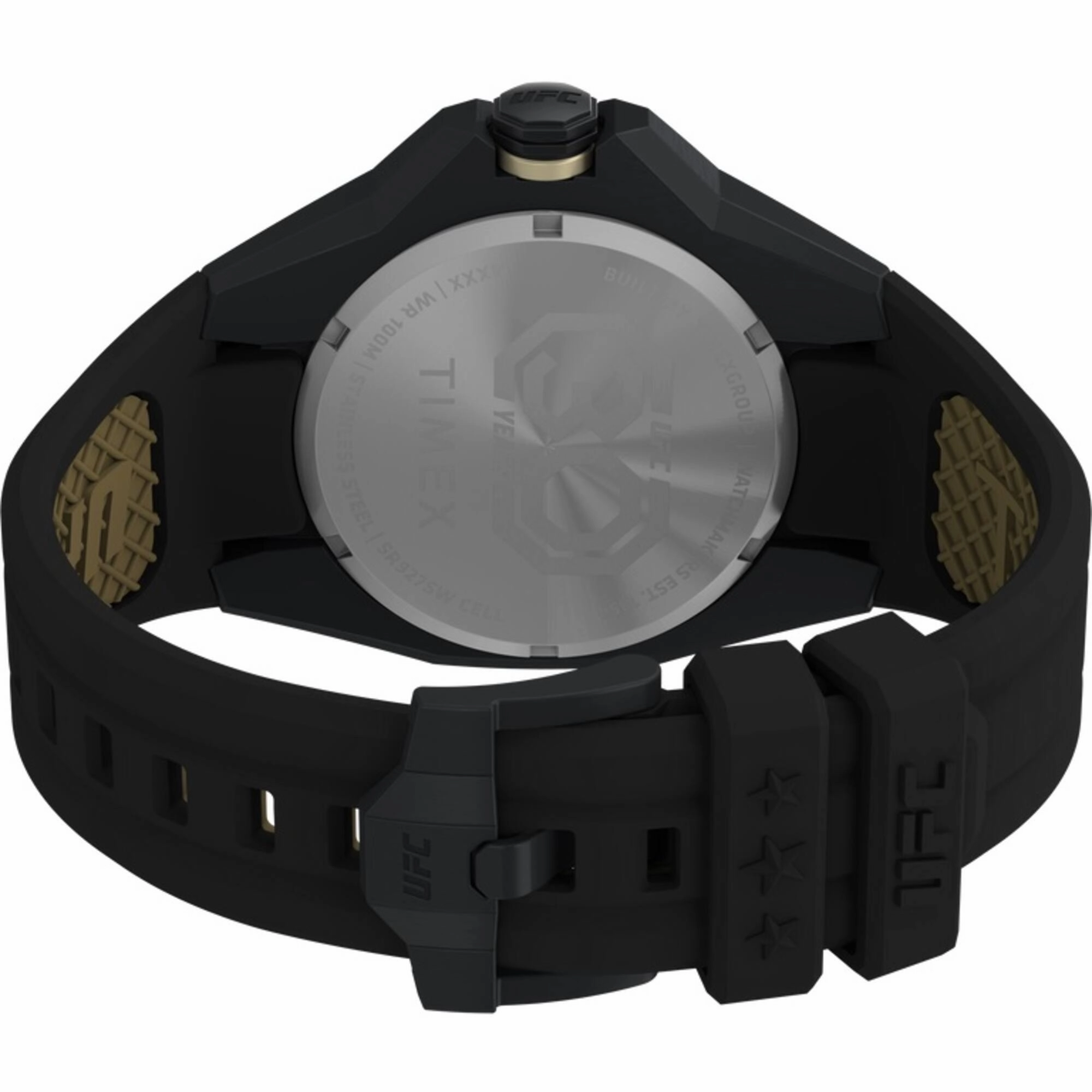 Timex Men's Watch - UFC Pro 30th Anniversary Quartz Black Resin Strap | TW2V90200JR