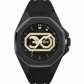 Timex Men's Watch - UFC Pro 30th Anniversary Quartz Black Resin Strap | TW2V90200JR
