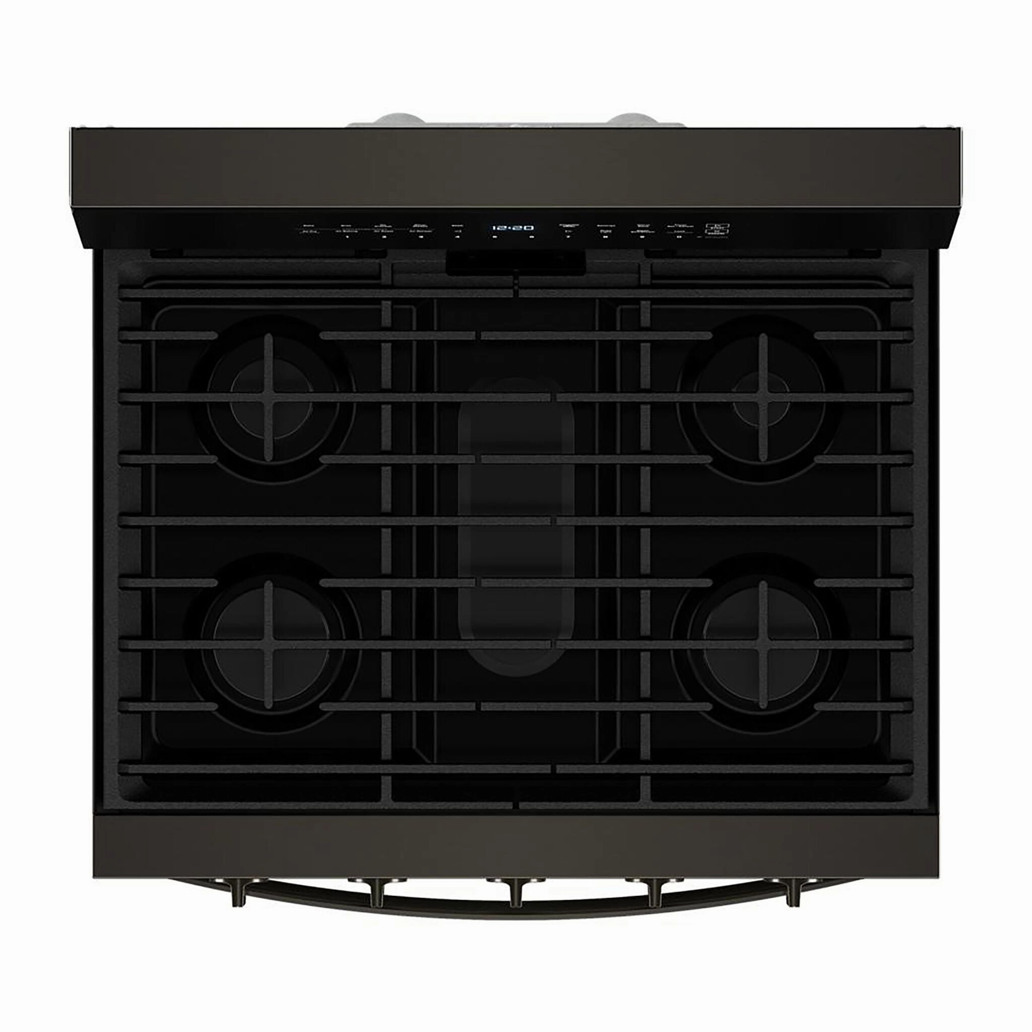 Whirlpool Print Resistant Black Stainless Gas Freestanding Range (5 Cu.Ft) - WFGS7530RV