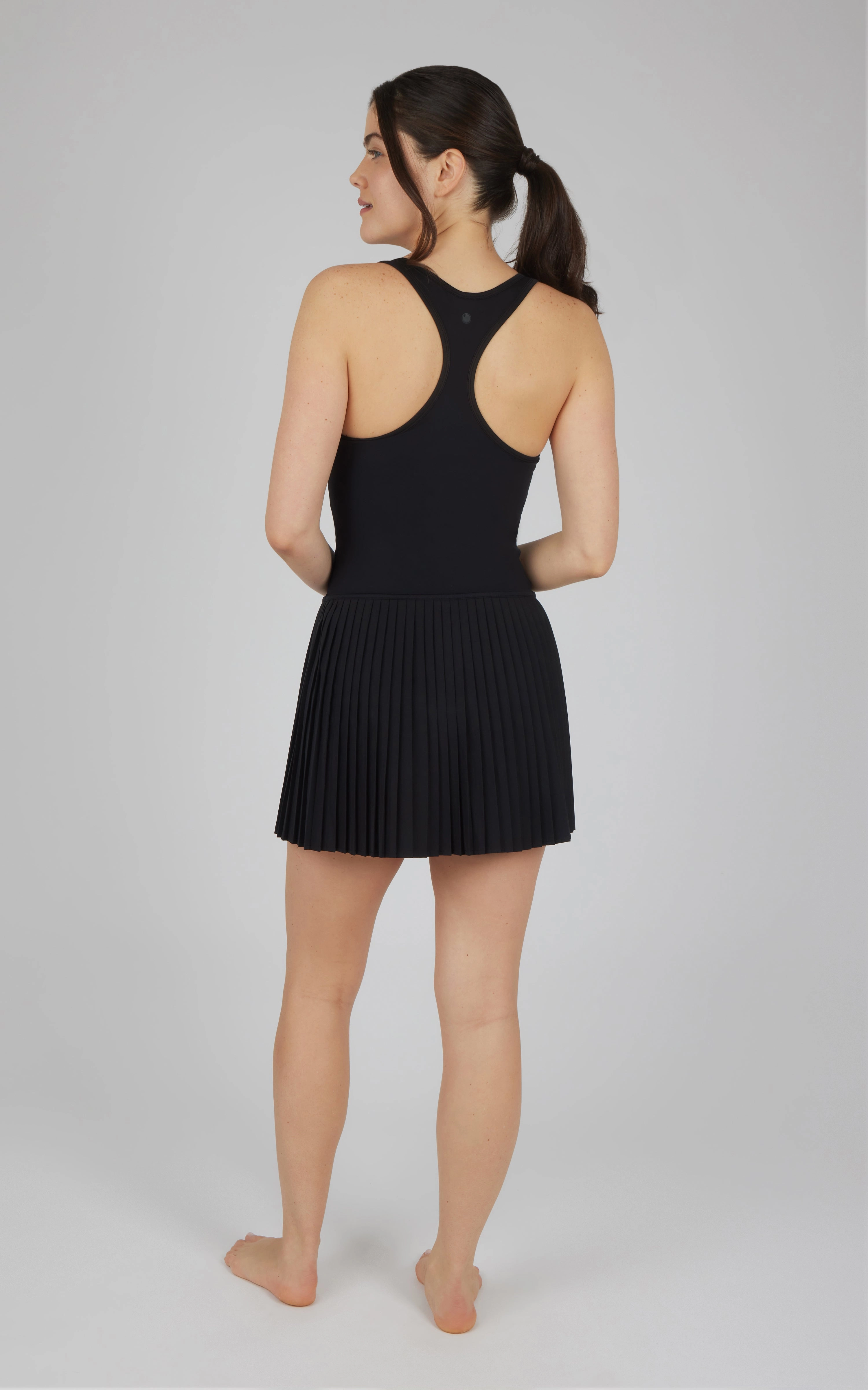 Yogalicious Lux Mini Pleated Dress